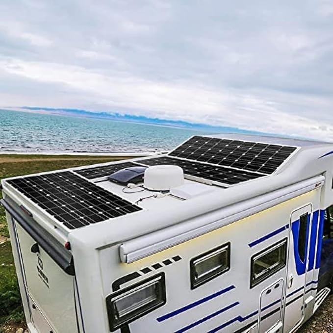 Monokrystaliczne Panele Słoneczne Moduł O Wysokiej Wydajności 400 W Ładowarka Fotowoltaiczna Poza Siecią, Do łodzi, Kampera, Dachu, Kabiny, Szopy, Kampera I Wszelkich Innych, 400w - obrazek 3