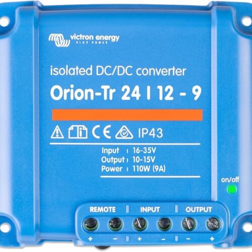 Victron Energy Orion-Tr IP43 24/12-Volt 9 amp 110-Watt Konwerter DC-DC, Izolowany