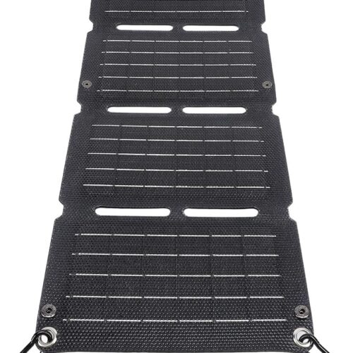 Cocoarm 40W Składany Panel Słoneczny, Przenośna Ładowarka Słoneczna z USB-C PD QC3.0 Szybkim Ładowaniem, Wyjście 12V 5V do Kempingu Kampera Podróży na Zewnątrz