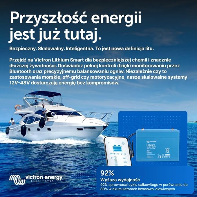 Victron Energy Smart 12.8-Volt 160Ah LiFePO4 Akumulator Litowy - obrazek 2