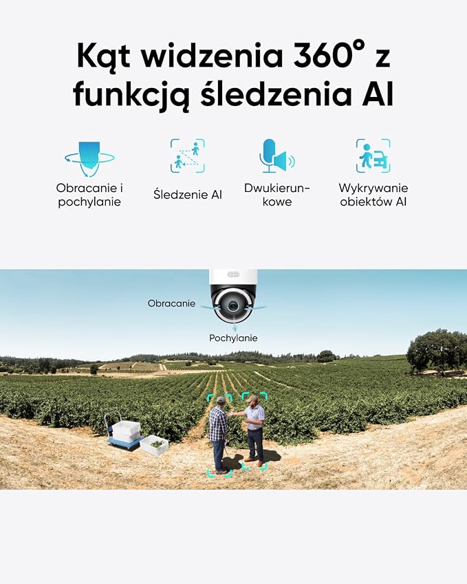 eufy bezprzewodowa kamera do monitoringu zewnętrzna LTE 4G, 4K, solarna, AI | eufy 4G LTE, Wi-Fi, 4K UHD, bezprzewodowa, solarna, AI, śledzenie osób i pojazdów, bez opłat miesięcznych - obrazek 5