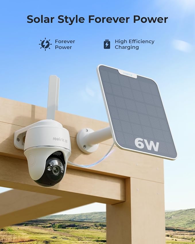 Reolink 3G/4G LTE Security Camera Outdoor Wireless, 4K/8MP Camera Wireless with Solar, Person/Vehicle Detection, Go PT Ultra + Solar Panel - obrazek 6