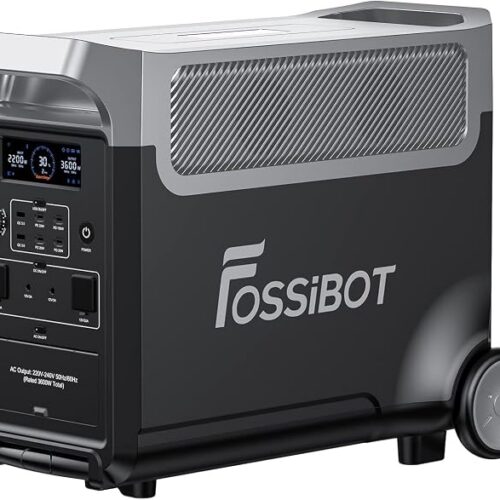 FOSSiBOT-Polska F3600 Pro VAT 23% Przenośna stacja zasilania Power Station z 3840Wh Baterią Wyjście 3600W Solar generator do użytkowania na kempingu, 5-letnia gwarancja
