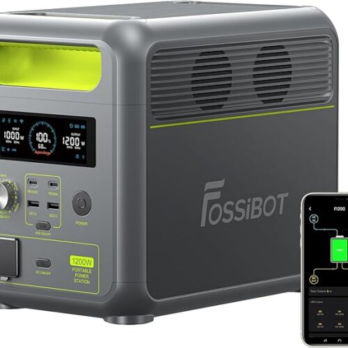 FOSSiBOT-Polska 1024Wh 1200W F1200 przenośna stacja zasilania Power station 5-letnia gwarancja