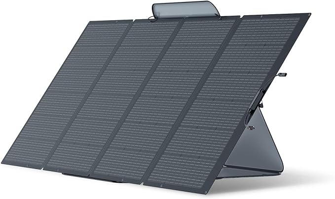 EF ECOFLOW Ecoflow Panel Słoneczny 400 W, Składany moduł słoneczny do przenośnej elektrowni Delta Pro/Delta Max/Delta, Moduł fotowoltaiczny Układ słoneczny do ogrodu zewnętrznego Balkon Camping