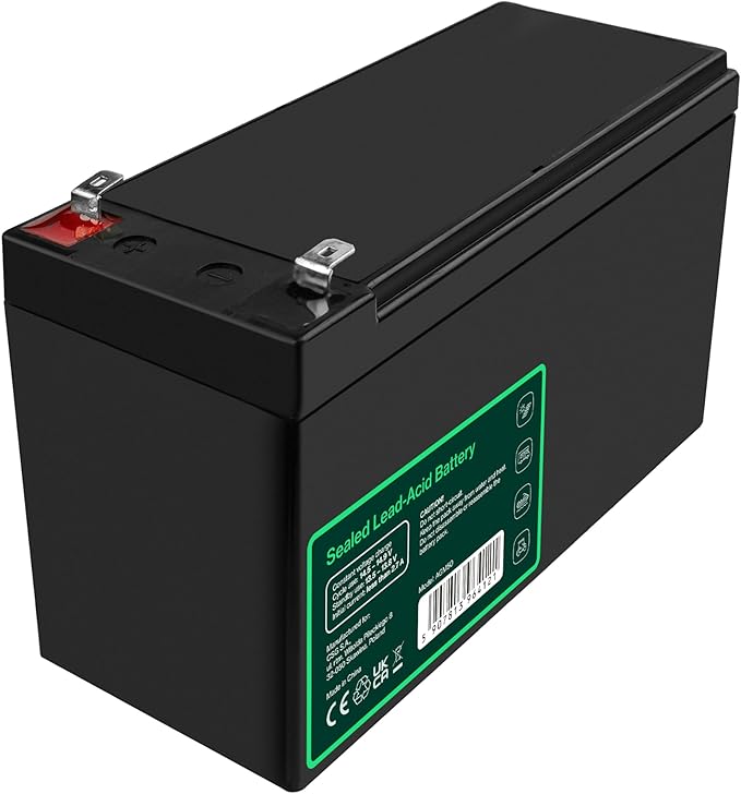 Green Cell AGM 12 V 10 Ah akumulator z włókniny VRLA akumulator ołowiowo-żelowy, odporny na cykle Unbemann UPS USV, zasilanie awaryjne w systemie UPS | Do kosiarek, systemów alarmowych i przeciwpożarowych, kamer monitorujących oraz systemów telekomunikacyjnych - obrazek 5
