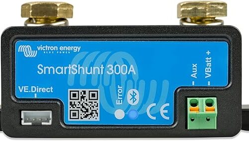 Victron Energy SmartShunt 300A 50mV Monitor Akumulatorów (Bluetooth) | Victron Bluetooth Smart Shunt ze szczegółowymi informacjami w aplikacji