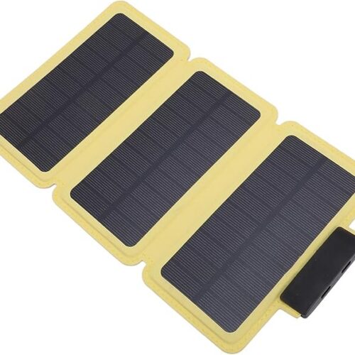 Przenośny Power Bank Słoneczny z Trójskładanym Monokrystalicznym Panelem Słonecznym 30W Szybkie Ładowanie Podwójny Port Type C dla Telefonu Tabletu Camping