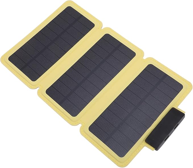 Przenośny Power Bank Słoneczny z Trójskładanym Monokrystalicznym Panelem Słonecznym 30W Szybkie Ładowanie Podwójny Port Type C dla Telefonu Tabletu Camping