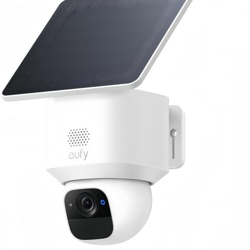 eufy eufyCam Solo E30, kamera do monitoringu zewnętrznego zasilana energią słoneczną, obrót 360°, śledzenie AI, jakość 2K, bezprzewodowa, kamera bezpieczeństwa eufy Outdoor