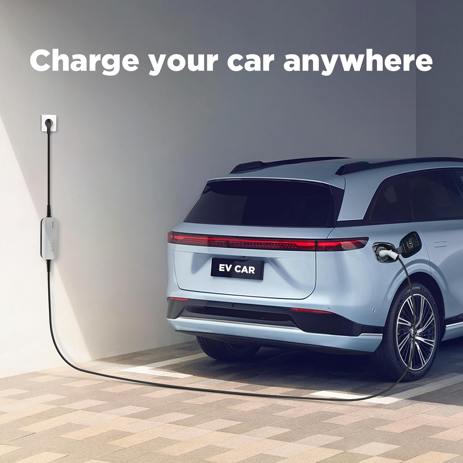 Przenośna stacja ładowania pojazdów elektrycznych typu 2 Schuko z torbą do wszystkich pojazdów elektrycznych i samochodów hybrydowych typu plug-in 3.6kW 10/13/16Amp 6 metrów, jednofazowa - obrazek 6