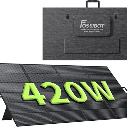 FOSSiBOT - PL | DYSTRYBUCJA | SP420 | 420W | Panel solarny | MC4 | do przenośnej stacji zasilania F2400 F3600