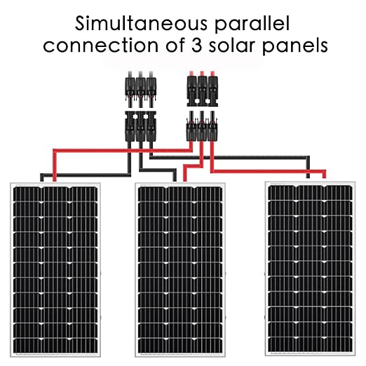 Wtyczka solarna rozgałęźnik Y adapter równoległy 3 na 1, kabel modułu solarnego, rozdzielacz wtyczek fotowoltaicznych - obrazek 6