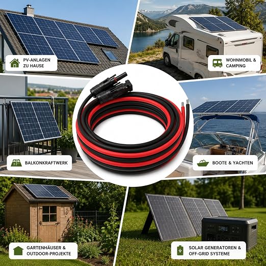 Offgridtec 3 m 4 mm² kabel solarny z oryginalnymi wtyczkami PV - obrazek 3