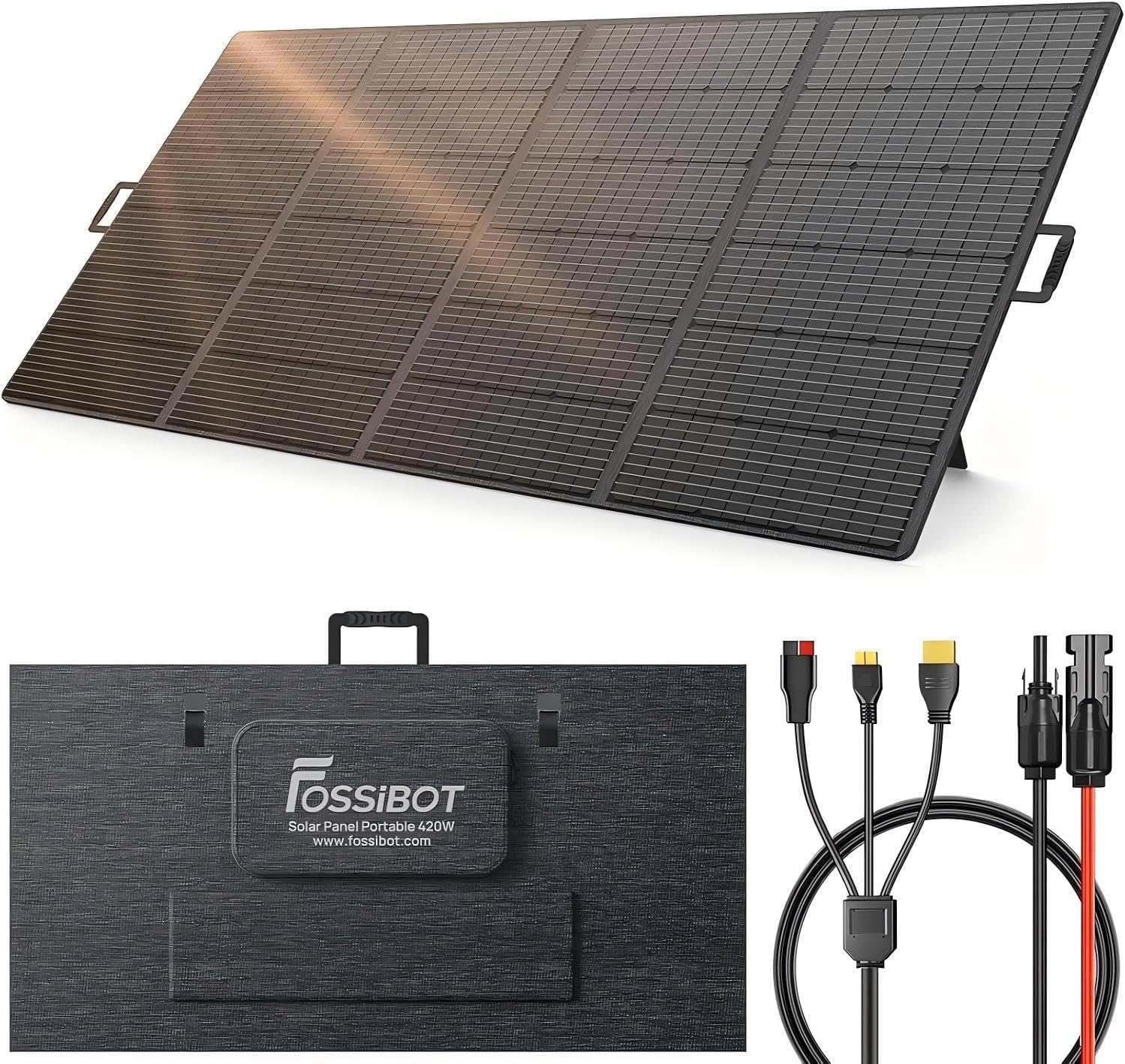 FOSSIBOT-Polska SP420 Energia słoneczna Ładowanie słoneczne fold Panel słoneczny 420 W - obrazek 2