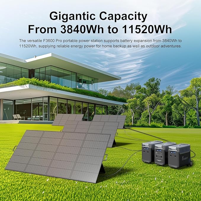 FOSSiBOT-Polska F3600 Pro przenośna Stacja zasilania, 3600W 3840Wh Power station, VAT Na Zewnątrz i Awaryjnego Zasilania 5-letnia gwarancja - obrazek 5